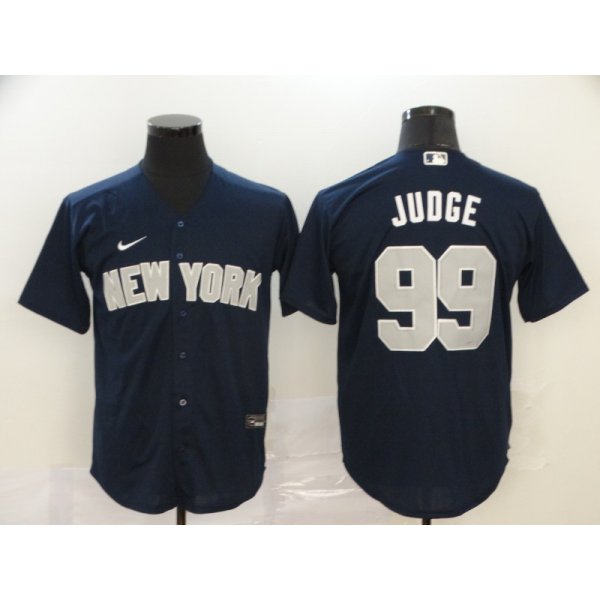 Men's New York Yankees #99 Aaron Judge Navy Blue Stitched MLB Cool Base Nike Jersey