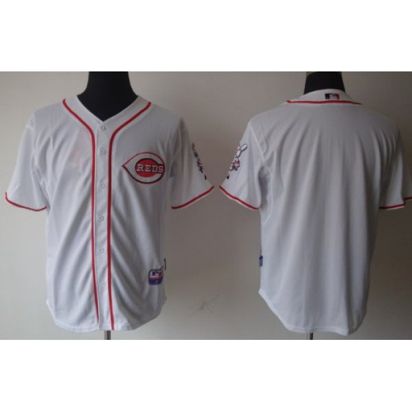 Cincinnati Reds Blank White Jersey