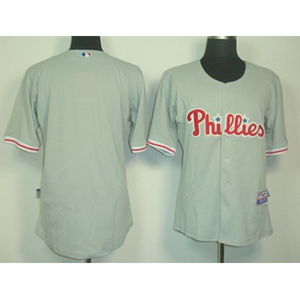 Philadelphia Phillies Blank Gray Jersey