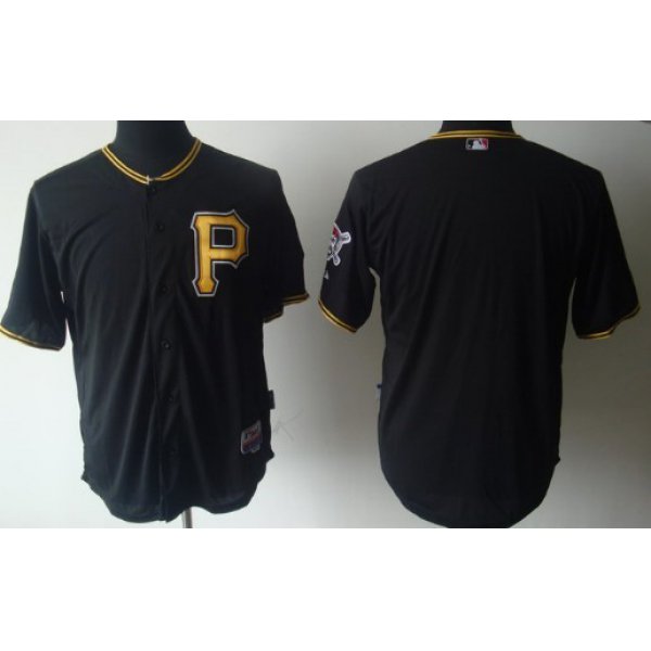 Pittsburgh Pirates Blank Black Jersey