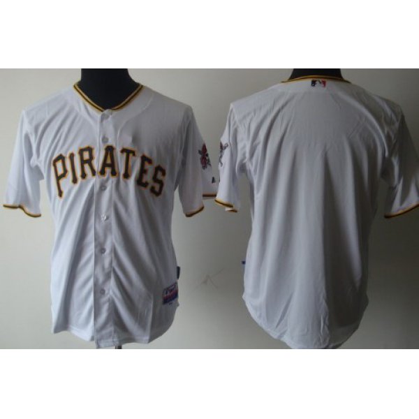 Pittsburgh Pirates Blank White Jersey