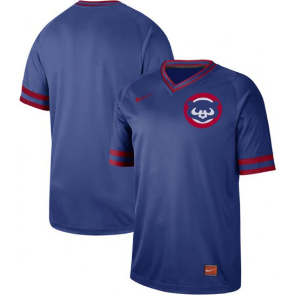 Cubs Blank Royal Authentic Cooperstown Collection Stitched Baseball Jersey