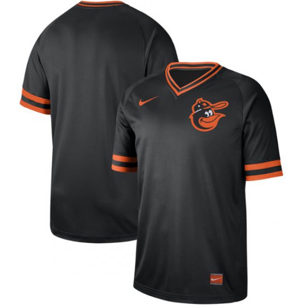 Orioles Blank Black Authentic Cooperstown Collection Stitched Baseball Jersey