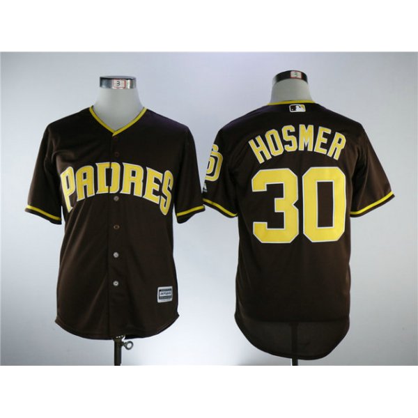 Padres 30 HOSMER Brown New Cool Base MLB Jersey