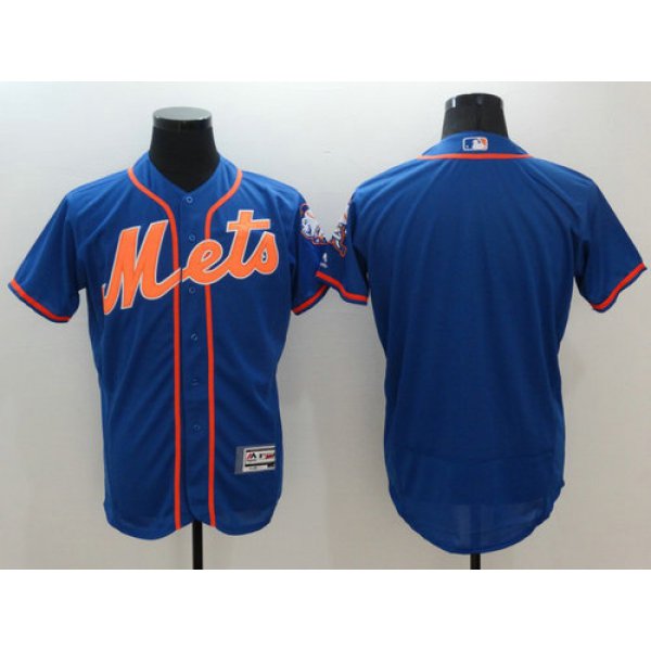 New York Mets Blank Blue Flexbase Authentic Collection Baseball Jersey