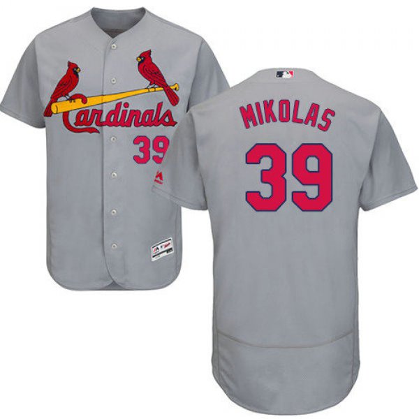 St.Louis Cardinals #39 Miles Mikolas Grey Flexbase Authentic Collection Stitched Baseball Jersey