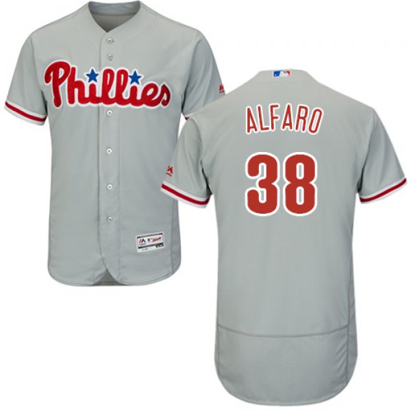 Philadelphia Phillies #38 Jorge Alfaro Grey Flexbase Authentic Collection Stitched Baseball Jersey