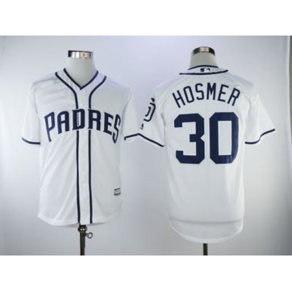 San Diego Padres #30 Eric Hosmer White Cool Base Jersey