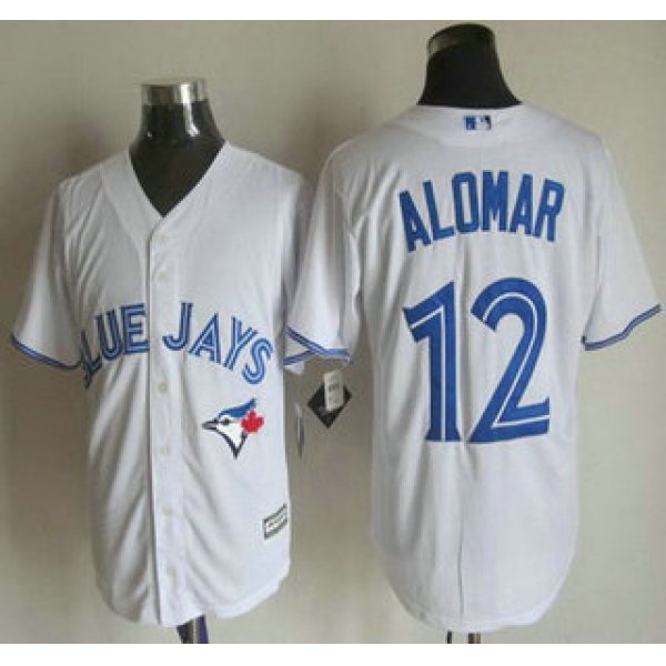 Men's Toronto Blue Jays #12 Roberto Alomar Gray Retired Player 2015 MLB Cool Base Jersey