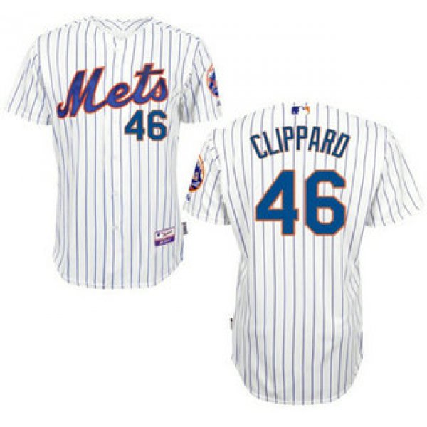 New York Mets #46 Tyler Clippard Home Authentic Cool Base Jersey
