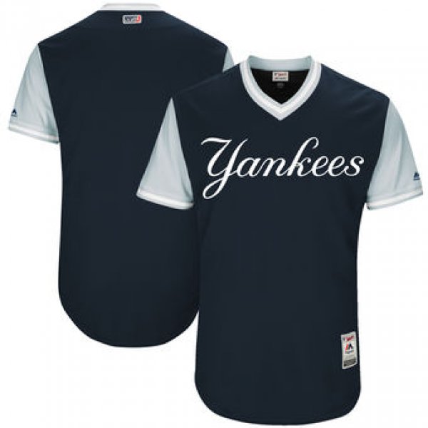 Men's New York Yankees Majestic Navy 2017 Players Weekend Authentic Team Jersey