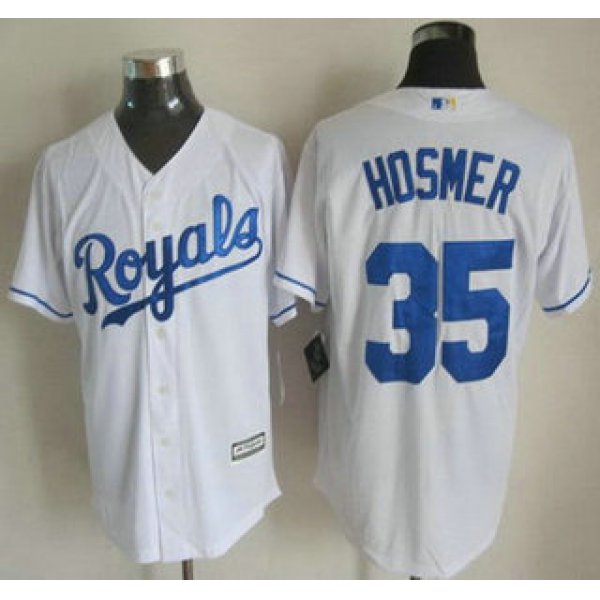 Kansas City Royals #35 Eric Hosmer 2015 White Jersey