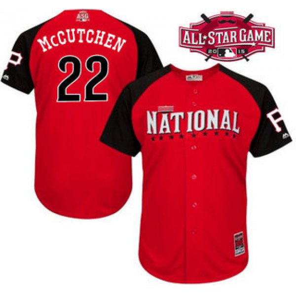 National League Pittsburgh Pirates #22 Andrew McCutchen Red 2015 All-Star Game Player Jersey