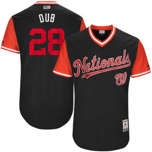 Men's Washington Nationals Jayson Werth Dub Majestic Navy 2017 Players Weekend Authentic Jersey