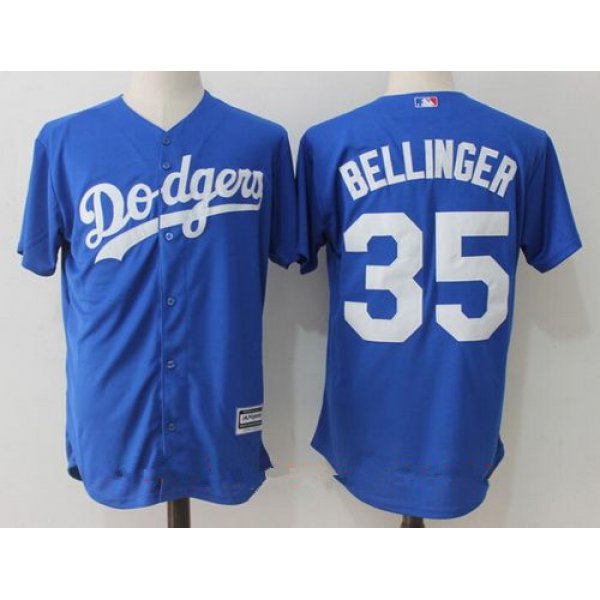 Men's Los Angeles Dodgers #35 Cody Bellinger Royal Blue Stitched MLB Majestic Cool Base Jersey