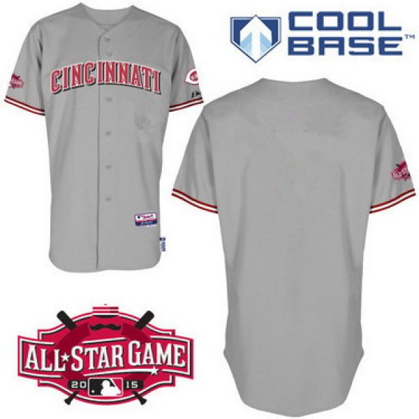 Cincinnati Reds Blank 2015 All-Star Patch Gary Jersey