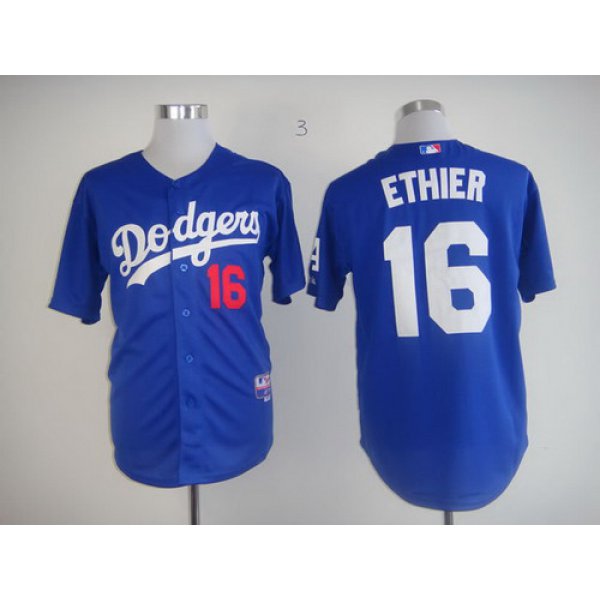 Los Angeles Dodgers #16 Andre Ethier Blue Jersey