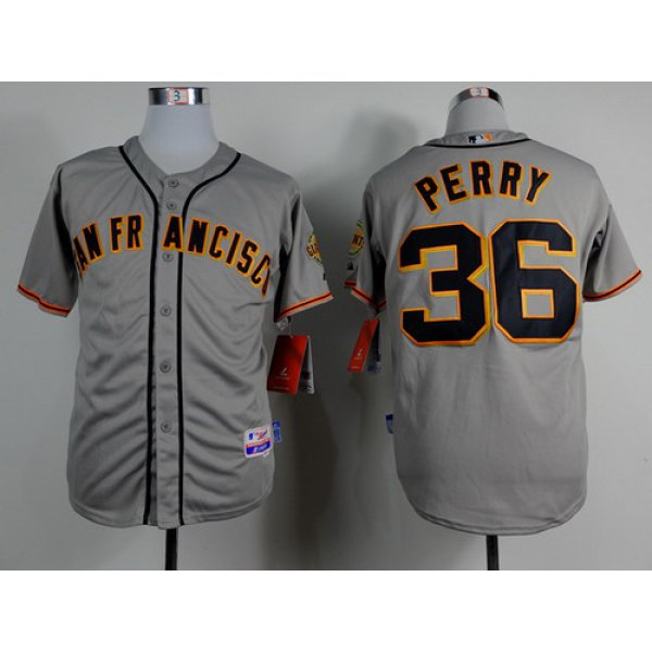 San Francisco Giants #36 Gaylord Perry Gray Cool Base Jersey