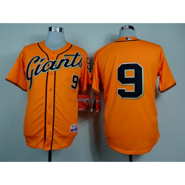 San Francisco Giants #9 Matt Williams Orange Cool Base Jersey