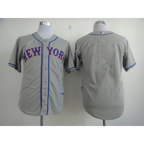 New York Mets Blank Gray Jersey