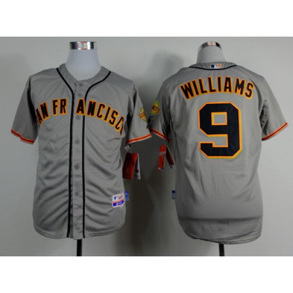San Francisco Giants #9 Matt Williams Gray Cool Base Jersey