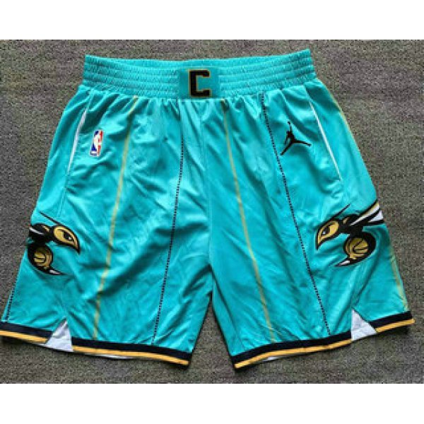 Men's Charlotte Hornets Green 2021 Brand Jordan City Edition Swingman Shorts