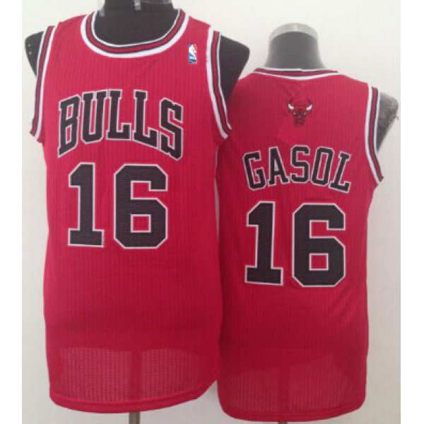 Chicago Bulls #16 Pau Gasol Red Swingman Jersey