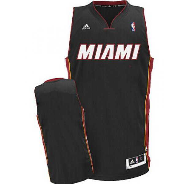 Miami Heat Blank 2013 Black Swingman Jersey