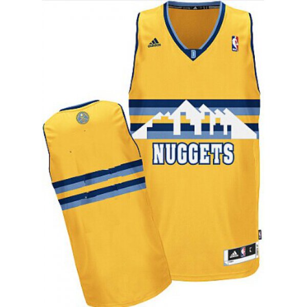 Denver Nuggets Blank Yellow Swingman Jersey