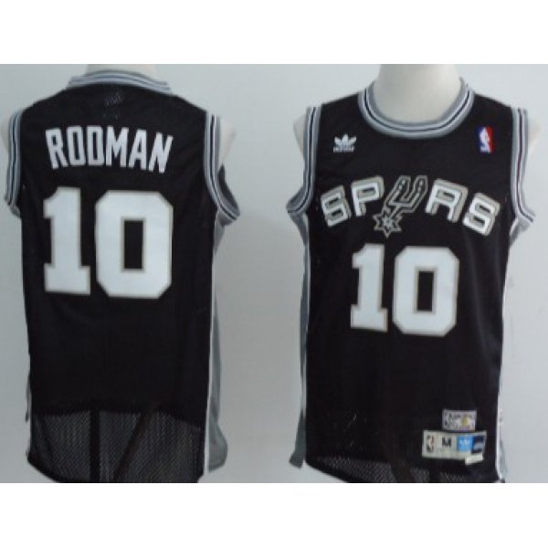 San Antonio Spurs #10 Dennis Rodman White Swingman Throwback Jersey