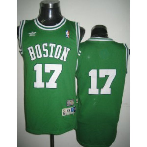 Boston Celtics #17 John Havlicek Green Swingman Throwback Jersey