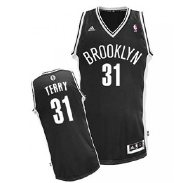 Brooklyn Nets #31 Jason Terry Black Swingman Jersey
