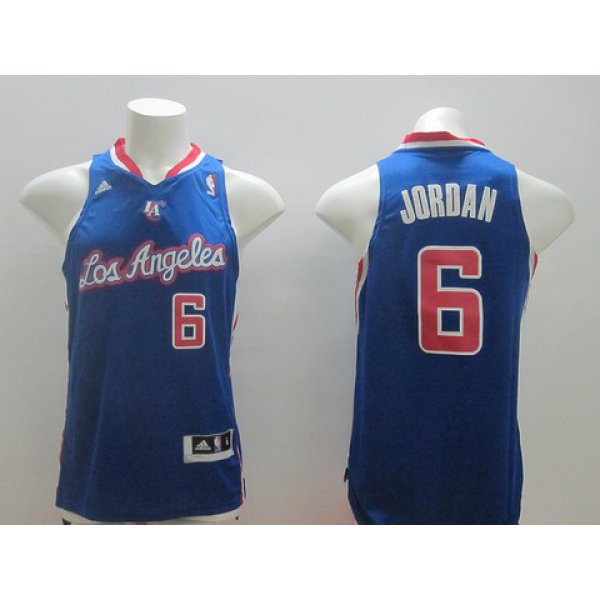 Los Angeles Clippers #6 DeAndre Jordan Revolution 30 Swingman Blue Jersey