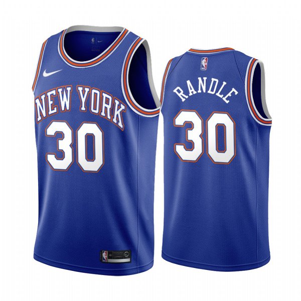 Nike Knicks #30 Julius Randle Navy 2019-20 Statement Edition NBA Jersey