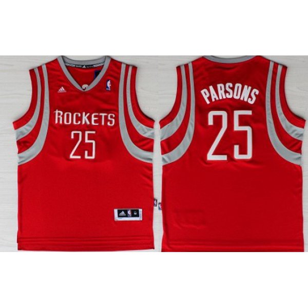 Houston Rockets #25 Chandler Parsons Revolution 30 Swingman Red Jersey