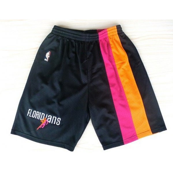 Miami Heat Black Floridians Rainbow Short