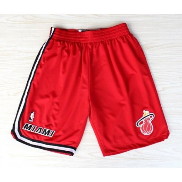 Miami Heat Red Throwback Short