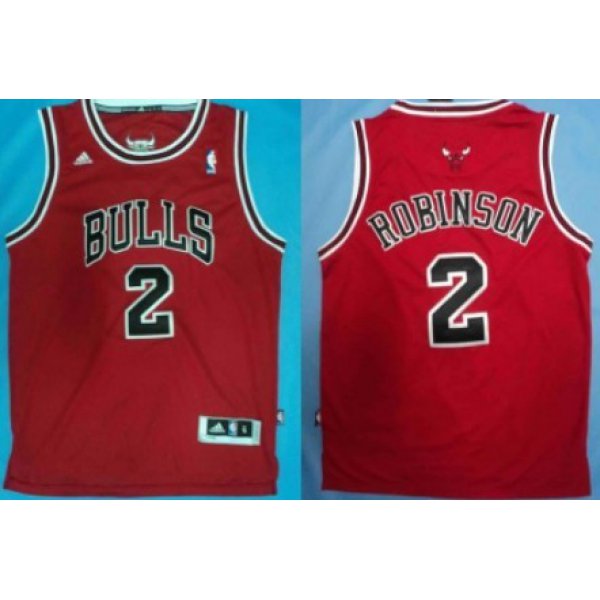 Chicago Bulls #2 Nate Robinson Revolution 30 Swingman Red Jersey