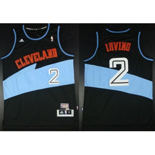 Cleveland Cavaliers #2 Kyrie Irving ABA Hardwood Classic Swingman Black Jersey