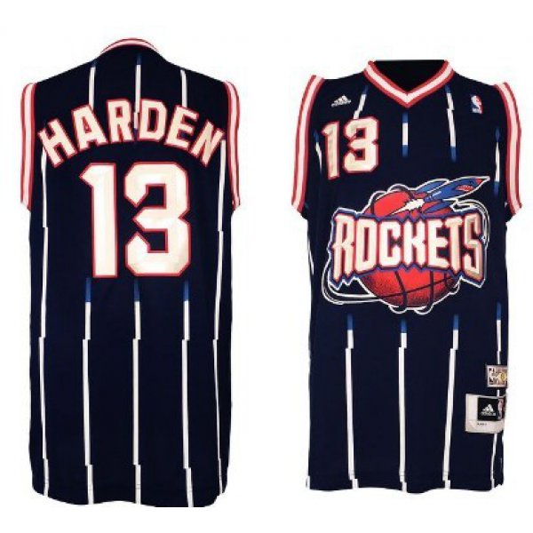 Houston Rockets #13 James Harden ABA Hardwood Classic Swingman Navy Blue Jersey