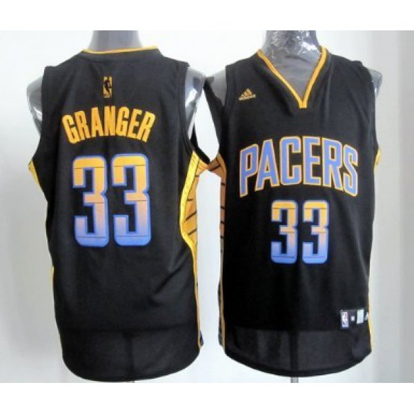 Indiana Pacers #33 Danny Granger 2012 Vibe Black Fashion Jersey