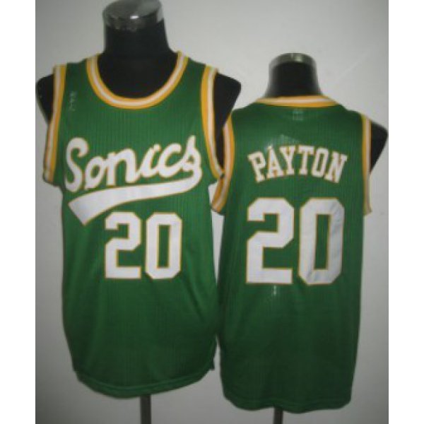 Seattle Supersonics #20 Gary Payton 2003-04 Green Swingman Jersey