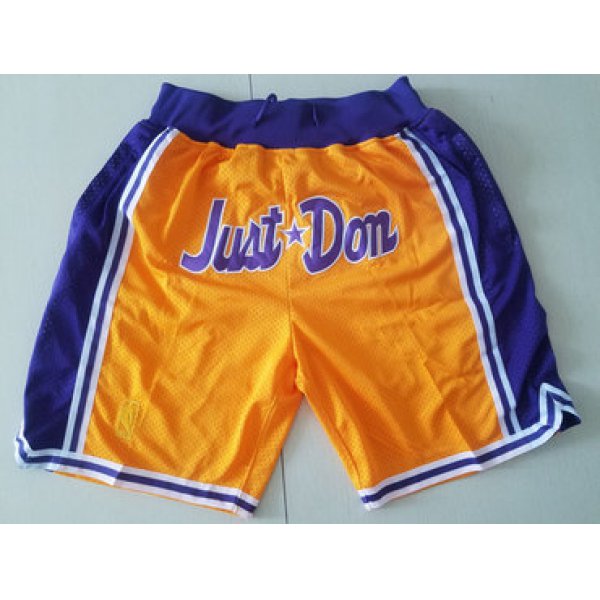 Lakers Purple Just Don Mesh Shorts