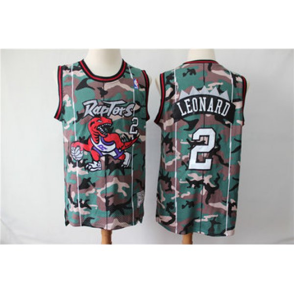 Raptors 2 Kawhi Leonard Camo Swingman Jersey