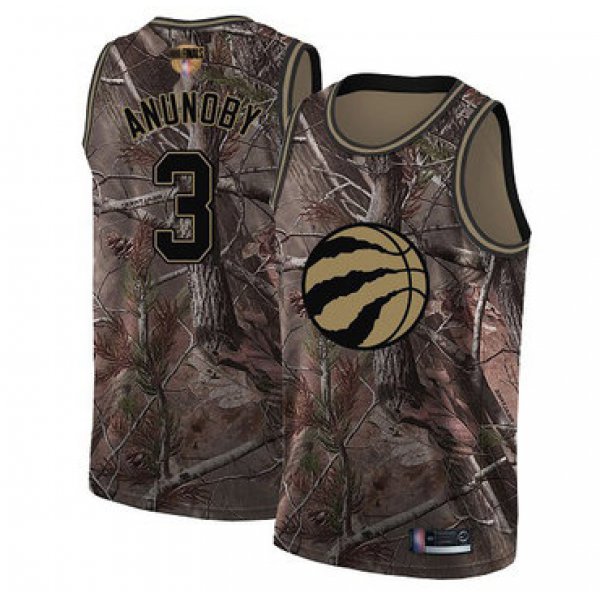 Raptors #3 OG Anunoby Camo 2019 Finals Bound Basketball Swingman Realtree Collection Jersey