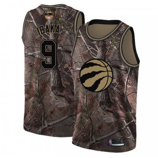 Raptors #9 Serge Ibaka Camo 2019 Finals Bound Basketball Swingman Realtree Collection Jersey