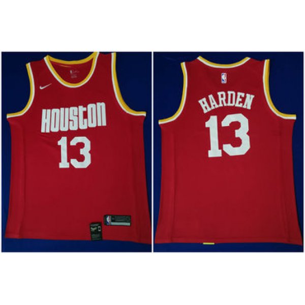 Rockets 13 James Harden Red Nike Swingman Jersey