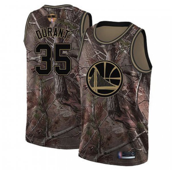 Warriors #35 Kevin Durant Camo 2019 Finals Bound Basketball Swingman Realtree Collection Jersey