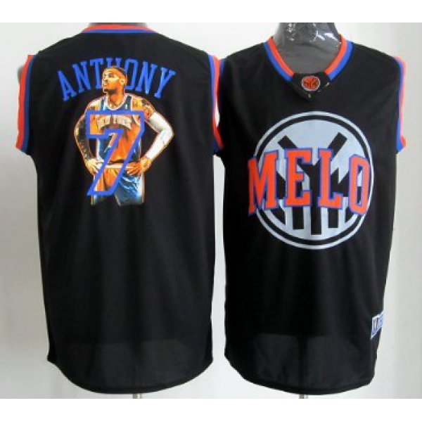 New York Knicks #7 Carmelo Anthony Notorious Fashion Jersey