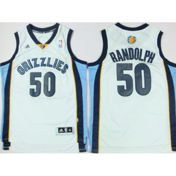 Memphis Grizzlies #50 Zach Randolph Revolution 30 Swingman White Jersey